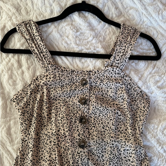 Women’s Mid Length, Button Up Sundress, Animal Print, Size Small - Picture 4 of 10